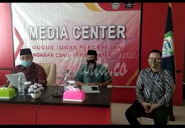 Konferensi Pers Tim Gugus Tugas Kabupaten Seluma.