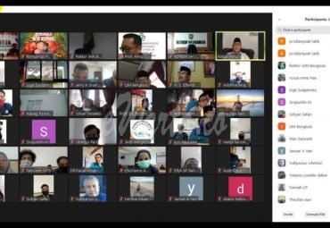 Virtual Meeting antar Lembaga, Organusasi, Perguruan Tinggi dan Tokoh Adat dan Masyarakat.