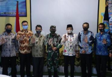 Wakil Walikota Bengkulu, hadiri Hari Anti Narkotika Internasional (HANI) di kantor BNN Kota Bengkulu, Jumat (26/6/20).