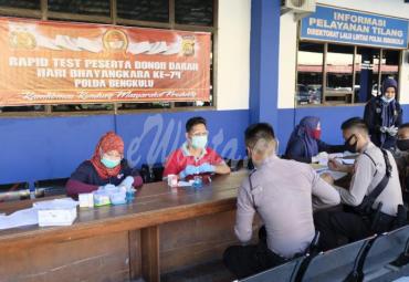 Menyambut Hari Bhayangkara ke-74 tahun 2020, Polda Bengkulu kembali akan menggelar berbagai kegiatan bhakti sosial