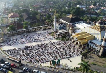 Sholat idul adha di masjid Baitul Izzah 