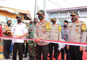 Kapolda Bengkulu Resmikan Kampung Berseri