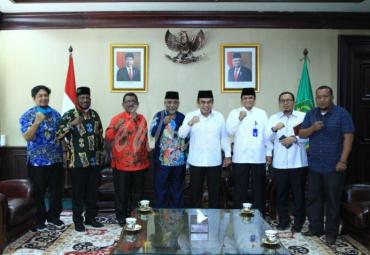 Habib Thaha ini saat bertemu dengan Menag Fachrul Razi, di Kantor Kementerian Agama, Jakarta,