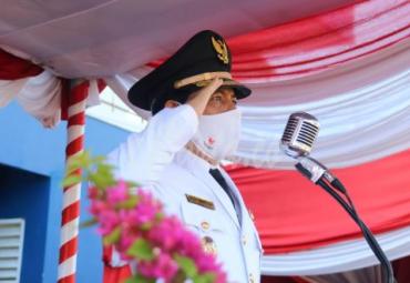 Wakil Walikota Bengkulu Dedy Wahyudi bertindak sebagai Inspektur Upacara