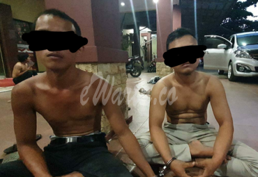 dua pemuda yang diamankan Polda Bengkulu