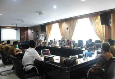 Sekretaris Daerah Provinsi Bengkulu Hamka Sabri menerima audiensi Tim Elevator Kementerian PANRB
