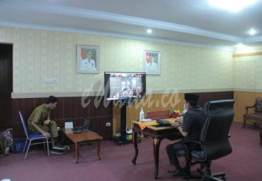 Asisten III Sekretariat Daerah Provinsi Bengkulu Gotri Suyanto Rapat Koordinasi Terkait Pelaksanaan Instruksi Menteri Dalam Negeri Nomor 5 Tahun 2020