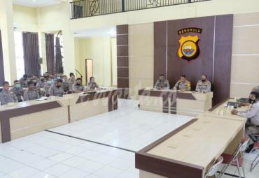 Polda Bengkulu menerima kedatangan tim dari Pusat Penelitian dan Pengembangan (Puslitbang) Polri