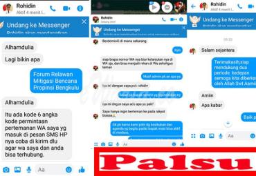 Akun palsu Rohidin