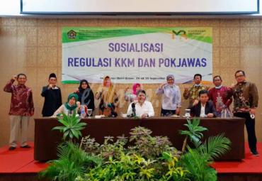 Sosialisasi Regulasi Kelompkok Kerja Madrasah (KKM) dan Kelompok Kerja Pengawas (Pokjawas), di Bogor, Senin (28/09).