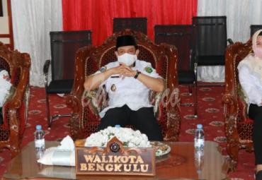 rakor virtual bersama Mendagri dan Dirut Pertamina dari balai kota, Rabu (9/9/2020)