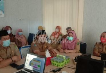 Wakil Walikota Bengkulu Dedy Wahyudi hadir langsung dalam rapat bersama OPD di Bapelitbang, Selasa (8/9/2020)