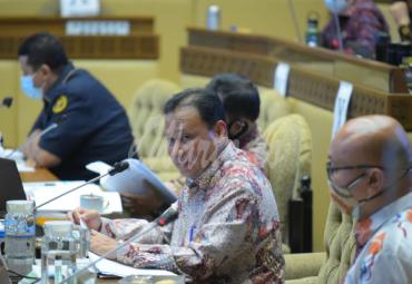Ketua Bawaslu Abhan saat menghadiri Rapat Dengan Pendapat dengan Komisi II DPR, Kemendagri, KPU, dan DKPP di Gedung DPR, Jakarta, Senin 21 September 2020/Foto: Humas Bawaslu RI