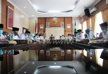 rapat koordinasi (Rakor) evaluasi percepatan penanganan Covid-19 lintas Organisasi Perangkat Daerah (OPD) lingkup Pemprov Bengkulu