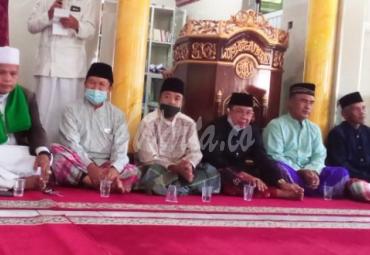 Maulid nabi Muhammad SAW 1442 Hijriah di Masjid Baiturrahim Kelurahan Bajak, Kecamatan Teluk Segara, Kamis (29/10/2020) pagi.