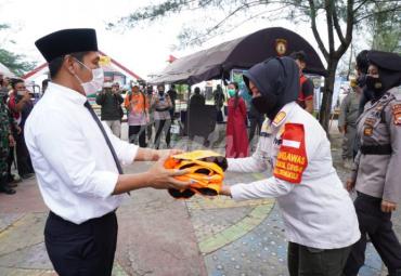 Plt. Gubernur Bengkulu Dedy Ermansyah melaunching penegakan hukum Pergub No. 22 tahun 2020