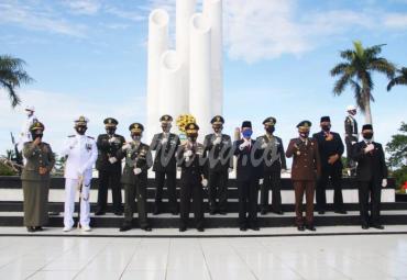 Ziarah Nasional dalam rangka HUT ke-75 TNI Tahun 2020, Taman Makam Pahlawan (TMP) Balai Buntar Bengkulu.