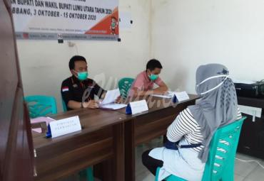 tes wawancara terhadap calon Pengawas Tempat Pemungutan Suara (PTPS) 