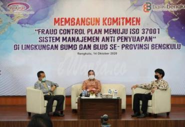 Sosialisasi membangun komitmen “Fraud Control Plan Menuju ISO 37001 Sistem Manajemen Anti Penyuapan”