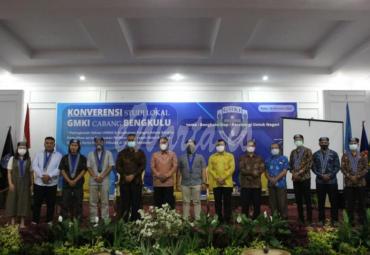 Konverensi Studi Lokal  (KSL) Gerakan Mahasiswa Kristen Indonesia  (GMKI) Cabang Bengkulu, di Gedung Daerah Bengkulu, Rabu (28/10).