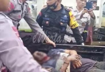 Korban saat dilarikan ke rumah sakit