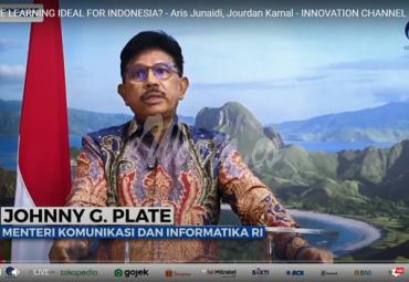 Menteri Komunikasi dan Informatika Johnny G. Plate