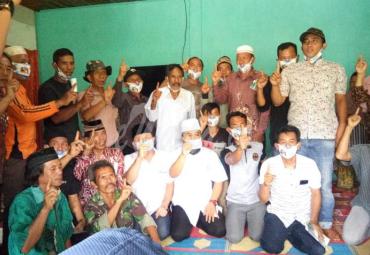 Calon Gubernur Bengkulu dan Wakil Gubernur Bengkulu nomor urut 1 Helmi Hasan-Muslihan Diding Soetrisno 