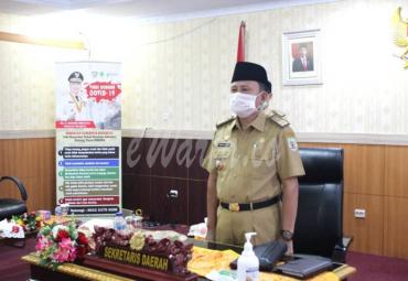 Sekda ikuti Peringatan Hari Pahlawan secara Virtual