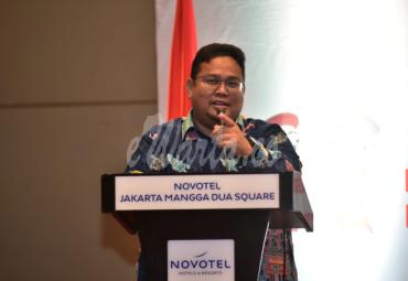Anggota Bawaslu Rahmat Bagja memberikan arahan dalam kegiatan Penutupan Rakornas Pengawasan Pilkada 2020 di Jakarta, Minggu (15/11/2020)/foto: Robi Ardianto (Humas Bawaslu RI).