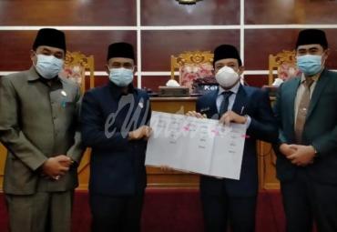 Perda APBD Kota Bengkulu Tahun Anggaran 2021 Disahkan