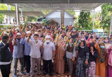Helmi Hasan saat berkampanye di Bengkulu Selatan
