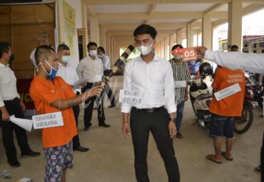 Rekonstruksi Kasus Pembunuhan di Balai Buntar