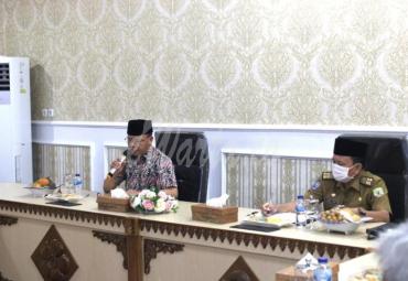 Rapat evaluasi situasi Covid-19 di Provinsi Bengkulu
