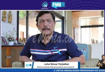 Menteri Koordinator Maritim dan Investasi Luhut B Pandjaitan