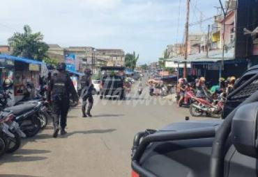 Cegah Kerumunan, Satbrimob Polda Bengkulu Tingkatkan Patroli