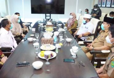 Pertemuan berlangsung di ruang rapat BPK Perwakilan Bengkulu, Selasa(26/01/21) pagi.