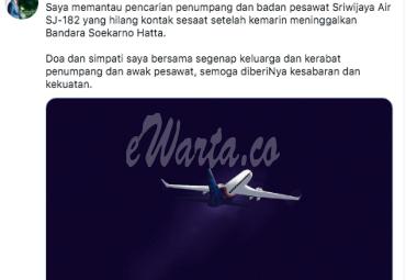 Presiden Sampaikan Dukacita Atas Musibah Sriwijaya SJ182