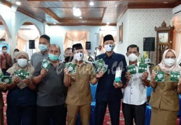 Pedagang di Kota Bengkulu Dapat Bantua Alat Penanggulangan Covid-19
