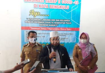 Vaksinasi Covid-19 Tahap II Kota Bengkulu