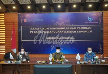 Gubernur Rohidin Apresiasi Laju Pertumbuhan Bank Bengkulu