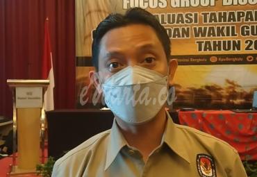 Ketua Komisi Pemilihan Umum (KPU) Provinsi Bengkulu Irwan Saputra