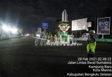 Polres Bengkulu Selatan Gelar Patroli Stasioner Cegah Balap Liar