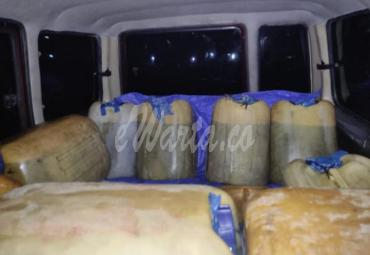 Warga Lubuk Pinang Terjaring Razia Timbun Ratusan Liter Solar Subsidi