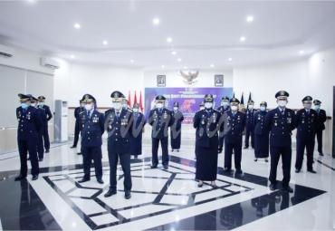 Kantor Kemenkumham Bengkulu Ikuti Peringatan Hari Bakti Pemasyarakatan Ke-57 Secara Daring