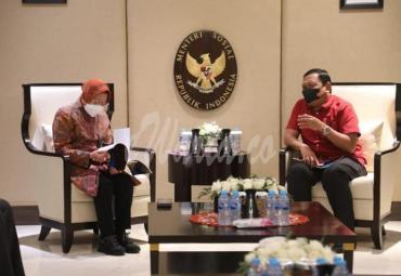Bupati Mian Kunjungi Mensos