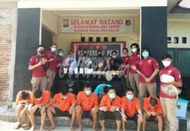Polres Kaur Tankap 10 Pelaku Tindak Pidana dalam Waktu Satu Minggu