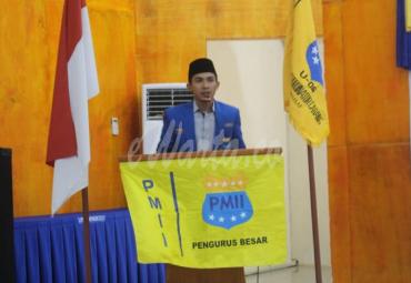 Ketua Pengurus Koordinator Cabang Pergerakan Mahasiswa Islam Indonesia (PKC PMII) Provinsi Bengkulu Ifansyah Putra