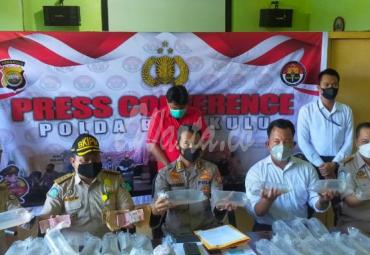 Polda Bengkulu Ungkap Penyelundupan Benur Senilai Rp 2 Miliar