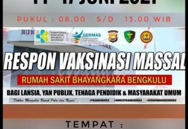 RS Bhayangkara Akan Gelar Vaksin Masal Gratis di Megamall