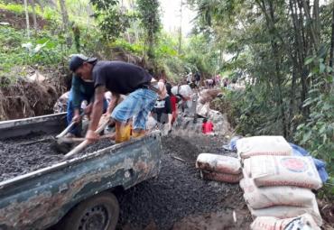 Satgas TMMD Terus Kebut Pembangunan Fisik Bersama Warga